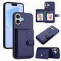 Button Card Bag RFID Anti-theft Phone Case, For iPhone 18 Pro / 17 Pro, For iPhone 18 Pro Max / 17 Pro Max, For iPhone 17, For iPhone Air