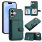 Button Card Bag RFID Anti-theft Phone Case, For iPhone 18 Pro / 17 Pro, For iPhone 18 Pro Max / 17 Pro Max, For iPhone 17, For iPhone Air