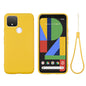 Pure Color Liquid Silicone Shockproof Full Coverage Case, For Google Pixel 5, For Google Pixel 4a 5G