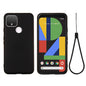Pure Color Liquid Silicone Shockproof Full Coverage Case, For Google Pixel 5, For Google Pixel 4a 5G