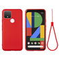 Pure Color Liquid Silicone Shockproof Full Coverage Case