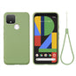 Pure Color Liquid Silicone Shockproof Full Coverage Case, For Google Pixel 5, For Google Pixel 4a 5G