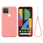 Pure Color Liquid Silicone Shockproof Full Coverage Case, For Google Pixel 5, For Google Pixel 4a 5G