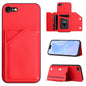 Skin Feel Four Card Slots Phone Case with Wrist Strap, For iPhone 7 / 8 / SE 2020 2022, For iPhone 13 Pro Max, For iPhone 13 Pro, For iPhone 13