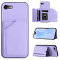 Skin Feel Four Card Slots Phone Case with Wrist Strap, For iPhone 7 / 8 / SE 2020 2022, For iPhone 13 Pro Max, For iPhone 13 Pro, For iPhone 13