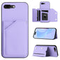 Skin Feel Four Card Slots Phone Case with Wrist Strap, For iPhone X / XS, For iPhone XR, For iPhone XS Max, For iPhone 7 Plus / 8 Plus