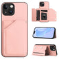 Skin Feel Four Card Slots Phone Case with Wrist Strap, For iPhone 7 / 8 / SE 2020 2022, For iPhone 13 Pro Max, For iPhone 13 Pro, For iPhone 13
