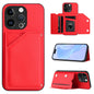 Skin Feel Four Card Slots Phone Case with Wrist Strap, For iPhone 7 / 8 / SE 2020 2022, For iPhone 13 Pro Max, For iPhone 13 Pro, For iPhone 13