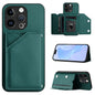Skin Feel Four Card Slots Phone Case with Wrist Strap, For iPhone 7 / 8 / SE 2020 2022, For iPhone 13 Pro Max, For iPhone 13 Pro, For iPhone 13
