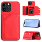 Skin Feel Four Card Slots Phone Case with Wrist Strap, For iPhone 7 / 8 / SE 2020 2022, For iPhone 13 Pro Max, For iPhone 13 Pro, For iPhone 13