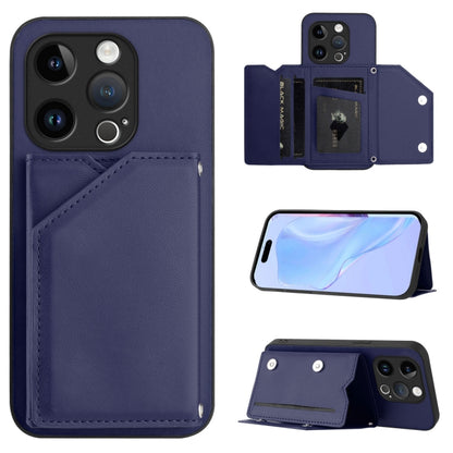 Skin Feel Four Card Slots Phone Case with Wrist Strap, For iPhone 14 Plus, For iPhone 14, For iPhone 14 Pro, For iPhone 14 Pro Max