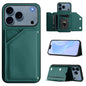 Skin Feel Four Card Slots Phone Case with Wrist Strap, For iPhone 18 Pro / 17 Pro, For iPhone 18 Pro Max / 17 Pro Max, For iPhone 17, For iPhone Air