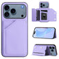 Skin Feel Four Card Slots Phone Case with Wrist Strap, For iPhone 18 Pro / 17 Pro, For iPhone 18 Pro Max / 17 Pro Max, For iPhone 17, For iPhone Air