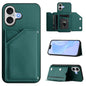 Skin Feel Four Card Slots Phone Case with Wrist Strap, For iPhone 18 Pro / 17 Pro, For iPhone 18 Pro Max / 17 Pro Max, For iPhone 17, For iPhone Air