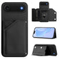Skin Feel Four Card Slots Phone Case with Wrist Strap, For iPhone 17 Pro Max, For iPhone 17 Pro, For iPhone 17, For iPhone Air