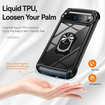 TPU + PC Lens Protection Phone Case with Ring Holder