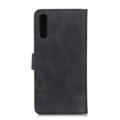 KHAZNEH Retro Texture PU + TPU Horizontal Flip Leather Case with Holder & Card Slots & Wallet