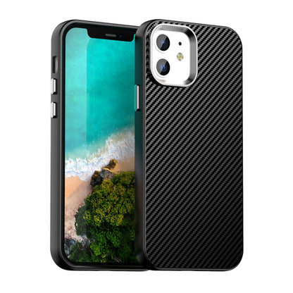 Carbon Fiber Series IMD Phone Case, For iPhone 13 Pro Max, For iPhone 13 Pro, For iPhone 13, For iPhone 12, For iPhone 12 Pro Max, For iPhone 12 Pro