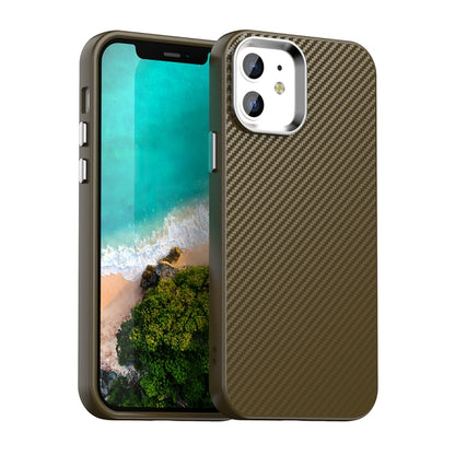 Carbon Fiber Series IMD Phone Case, For iPhone 13 Pro Max, For iPhone 13 Pro, For iPhone 13, For iPhone 12, For iPhone 12 Pro Max, For iPhone 12 Pro