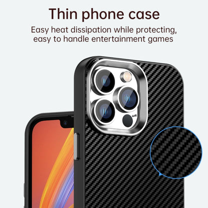 Carbon Fiber Series IMD Phone Case, For iPhone 13 Pro Max, For iPhone 13 Pro, For iPhone 13, For iPhone 12, For iPhone 12 Pro Max, For iPhone 12 Pro