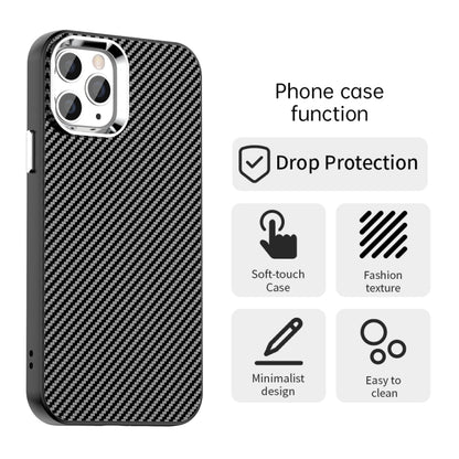 Carbon Fiber Series IMD Phone Case, For iPhone 11 Pro Max, For iPhone 11, For iPhone 11 Pro