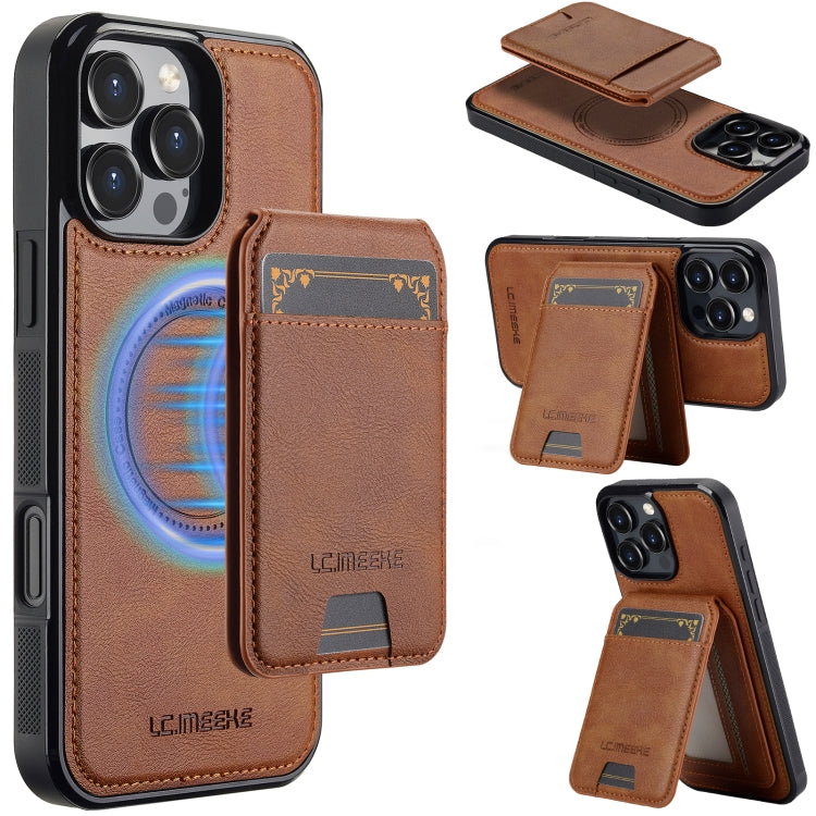 LC.IMEEKE L3 Series Detachable RFID Card Bag Magsafe Phone Case, For iPhone Air, For iPhone 16 Pro Max, For iPhone 16 Pro, For iPhone 16 Plus