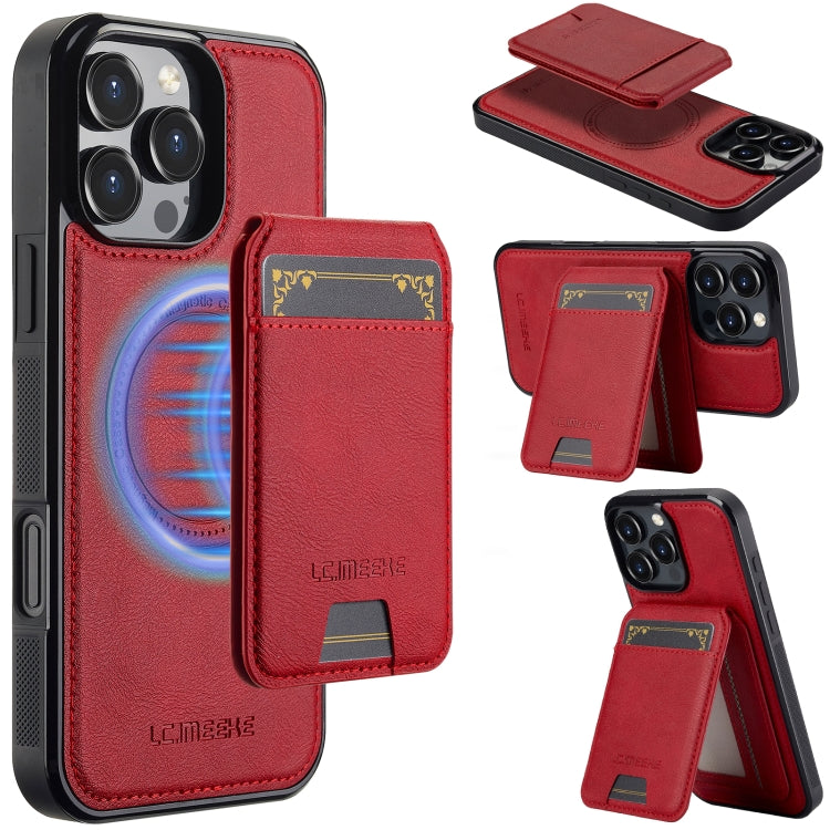 LC.IMEEKE L3 Series Detachable RFID Card Bag Magsafe Phone Case, For iPhone Air, For iPhone 16 Pro Max, For iPhone 16 Pro, For iPhone 16 Plus