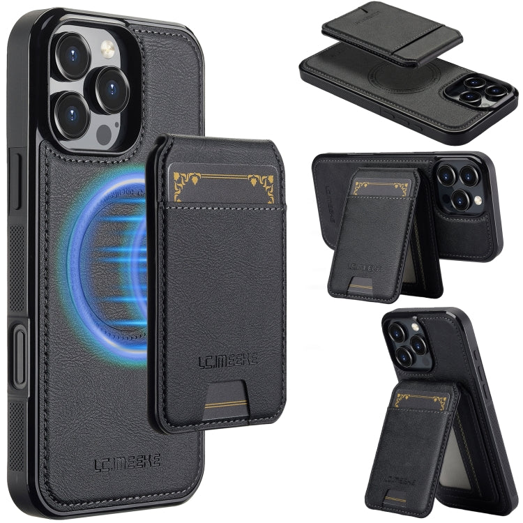 LC.IMEEKE L3 Series Detachable RFID Card Bag Magsafe Phone Case, For iPhone Air, For iPhone 16 Pro Max, For iPhone 16 Pro, For iPhone 16 Plus