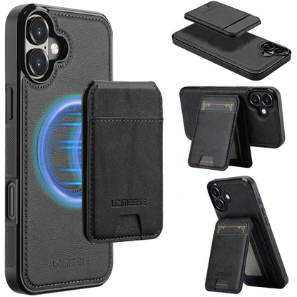 LC.IMEEKE L3 Series Detachable RFID Card Bag Magsafe Phone Case, For iPhone Air, For iPhone 16 Pro Max, For iPhone 16 Pro, For iPhone 16 Plus