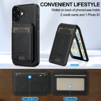 LC.IMEEKE L3 Series Detachable RFID Card Bag Magsafe Phone Case, For iPhone 16, For iPhone 15 Pro Max, For iPhone 15 Pro, For iPhone 15 Plus / 14 Plus