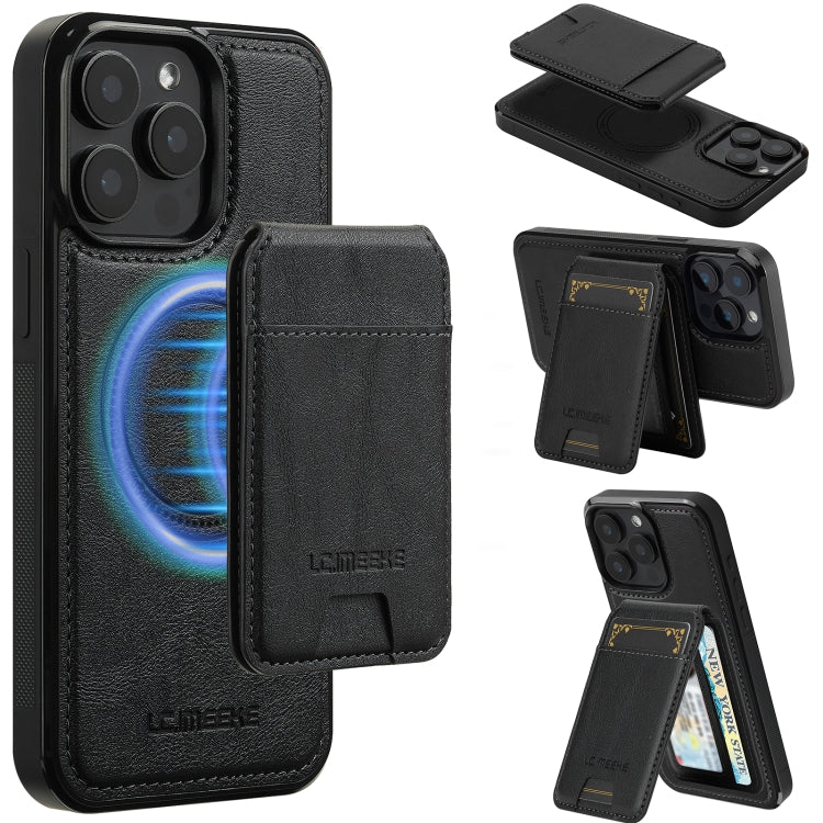 LC.IMEEKE L3 Series Detachable RFID Card Bag Magsafe Phone Case, For iPhone 16, For iPhone 15 Pro Max, For iPhone 15 Pro, For iPhone 15 Plus / 14 Plus