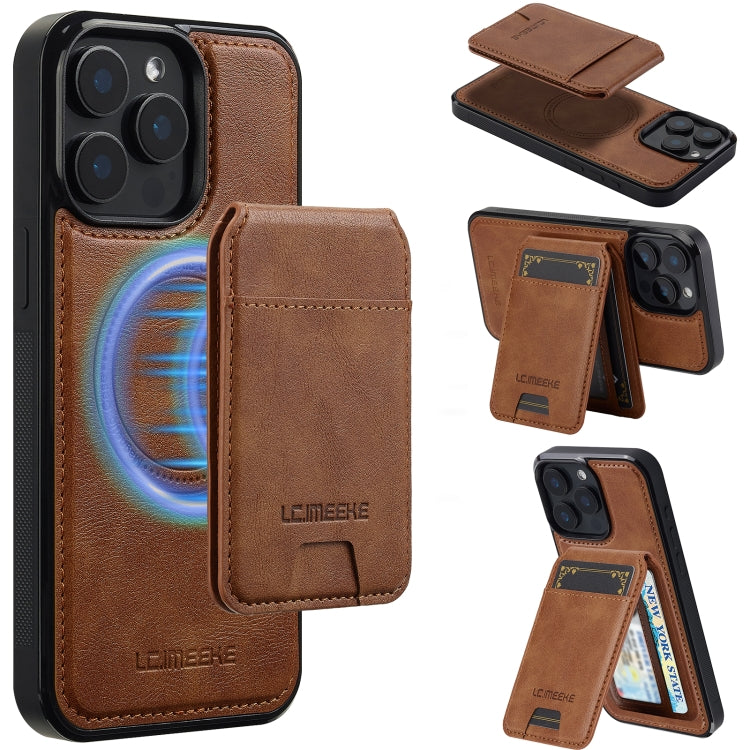 LC.IMEEKE L3 Series Detachable RFID Card Bag Magsafe Phone Case, For iPhone 16, For iPhone 15 Pro Max, For iPhone 15 Pro, For iPhone 15 Plus / 14 Plus