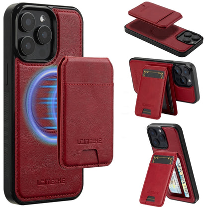 LC.IMEEKE L3 Series Detachable RFID Card Bag Magsafe Phone Case, For iPhone 16, For iPhone 15 Pro Max, For iPhone 15 Pro, For iPhone 15 Plus / 14 Plus