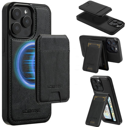 LC.IMEEKE L3 Series Detachable RFID Card Bag Magsafe Phone Case, For iPhone 16, For iPhone 15 Pro Max, For iPhone 15 Pro, For iPhone 15 Plus / 14 Plus