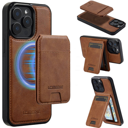 LC.IMEEKE L3 Series Detachable RFID Card Bag Magsafe Phone Case, For iPhone 15, For iPhone 14 / 13, For iPhone 14 Pro Max, For iPhone SE 2022 / 2020