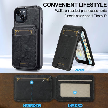 LC.IMEEKE L3 Series Detachable RFID Card Bag Magsafe Phone Case, For iPhone 15, For iPhone 14 / 13, For iPhone 14 Pro Max, For iPhone SE 2022 / 2020