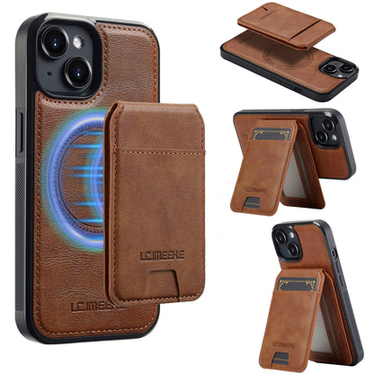 LC.IMEEKE L3 Series Detachable RFID Card Bag Magsafe Phone Case, For iPhone 15, For iPhone 14 / 13, For iPhone 14 Pro Max, For iPhone SE 2022 / 2020