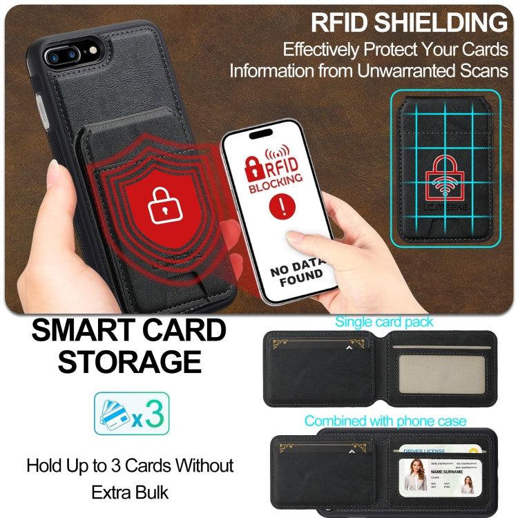 LC.IMEEKE L3 Series Detachable RFID Card Bag Magsafe Phone Case, For iPhone 17e / 16e, For iPhone 17 Pro Max, For iPhone 17 Pro, For iPhone 17
