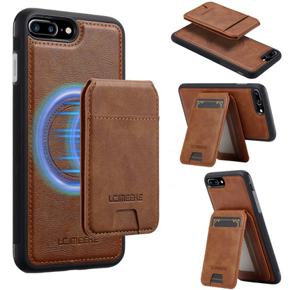 LC.IMEEKE L3 Series Detachable RFID Card Bag Magsafe Phone Case, For iPhone 15, For iPhone 14 / 13, For iPhone 14 Pro Max, For iPhone SE 2022 / 2020
