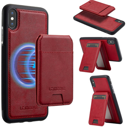LC.IMEEKE L3 Series Detachable RFID Card Bag Magsafe Phone Case, For iPhone 13 mini, For iPhone XS / X, For iPhone XR, For iPhone XS Max