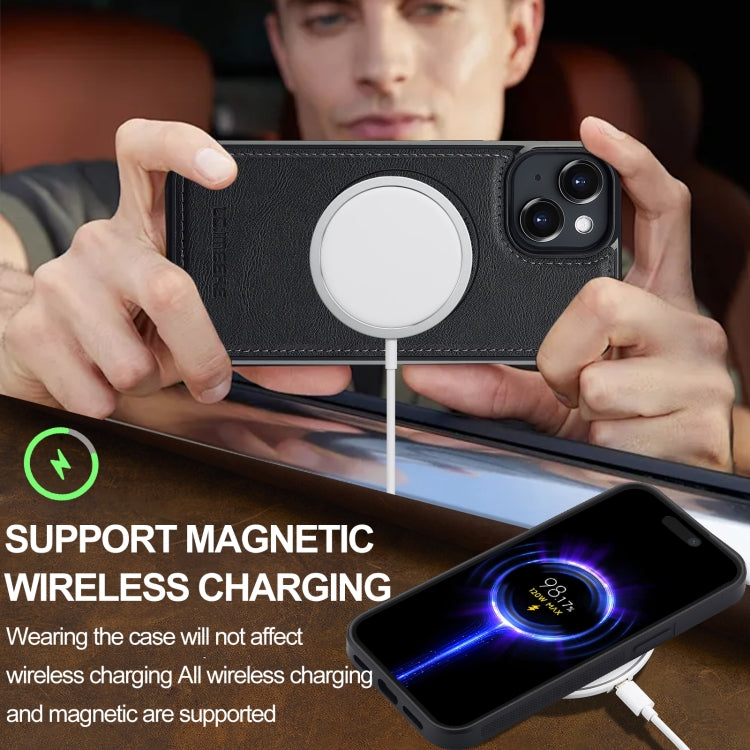 LC.IMEEKE L3 Series Detachable RFID Card Bag Magsafe Phone Case, For iPhone 13 mini, For iPhone XS / X, For iPhone XR, For iPhone XS Max