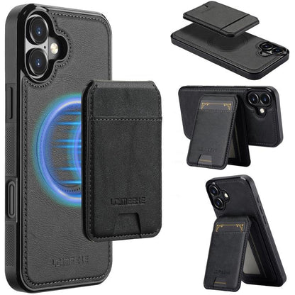 LC.IMEEKE L3 Series Detachable RFID Card Bag Magsafe Phone Case, For iPhone 18 Pro / 17 Pro, For iPhone 18 Pro Max / 17 Pro Max, For iPhone 17e / 16e, For iPhone 17