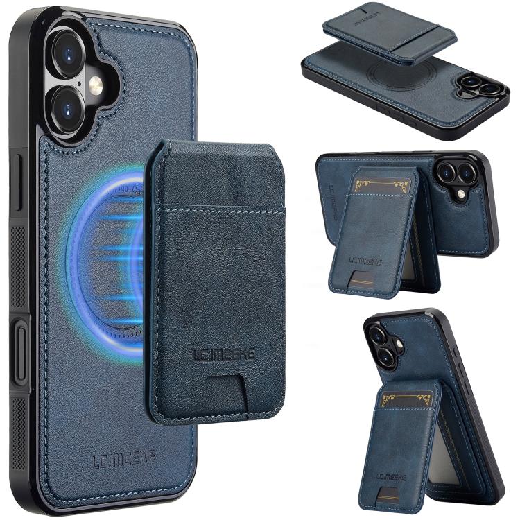 LC.IMEEKE L3 Series Detachable RFID Card Bag Magsafe Phone Case, For iPhone 18 Pro / 17 Pro, For iPhone 18 Pro Max / 17 Pro Max, For iPhone 17e / 16e, For iPhone 17