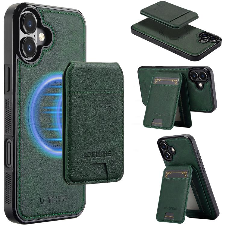 LC.IMEEKE L3 Series Detachable RFID Card Bag Magsafe Phone Case, For iPhone 18 Pro / 17 Pro, For iPhone 18 Pro Max / 17 Pro Max, For iPhone 17e / 16e, For iPhone 17