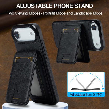 LC.IMEEKE L3 Series Detachable RFID Card Bag Magsafe Phone Case, For iPhone Air, For iPhone 16 Pro Max, For iPhone 16 Pro, For iPhone 16 Plus