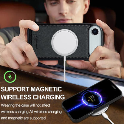 LC.IMEEKE L3 Series Detachable RFID Card Bag Magsafe Phone Case, For iPhone Air, For iPhone 16 Pro Max, For iPhone 16 Pro, For iPhone 16 Plus