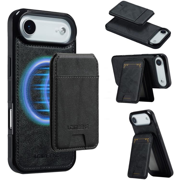 LC.IMEEKE L3 Series Detachable RFID Card Bag Magsafe Phone Case, For iPhone Air, For iPhone 16 Pro Max, For iPhone 16 Pro, For iPhone 16 Plus
