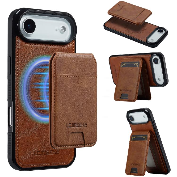 LC.IMEEKE L3 Series Detachable RFID Card Bag Magsafe Phone Case, For iPhone Air, For iPhone 16 Pro Max, For iPhone 16 Pro, For iPhone 16 Plus