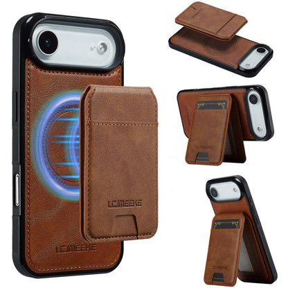 LC.IMEEKE L3 Series Detachable RFID Card Bag Magsafe Phone Case, For iPhone Air, For iPhone 16 Pro Max, For iPhone 16 Pro, For iPhone 16 Plus