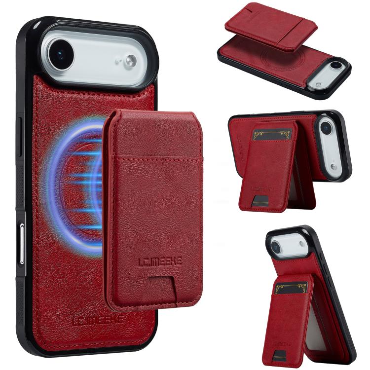 LC.IMEEKE L3 Series Detachable RFID Card Bag Magsafe Phone Case, For iPhone Air, For iPhone 16 Pro Max, For iPhone 16 Pro, For iPhone 16 Plus